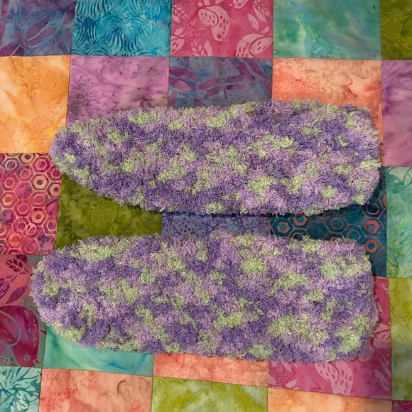 Handmade Fuzzy Boottie Slippers - Picture 3 of 4